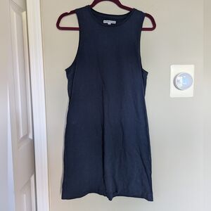 Richer Poorer Navy Cotton Mini Dress